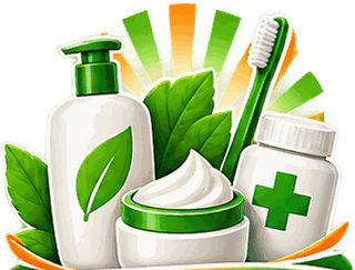 Pflegeprodukte und Zahnbürste – Symbolbild für Beauty- und Gesundheits-Angebote
