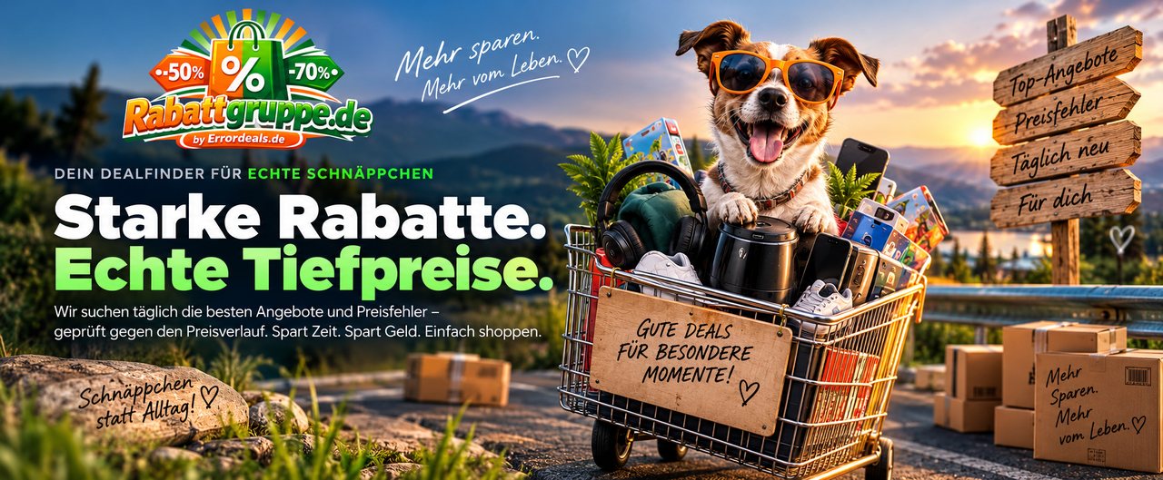 Rabattgruppe.de – Starke Rabatte, echte Tiefpreise: Einkaufswagen voller Angebote